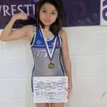 sophia with medal